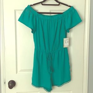 NWT Teal Romper